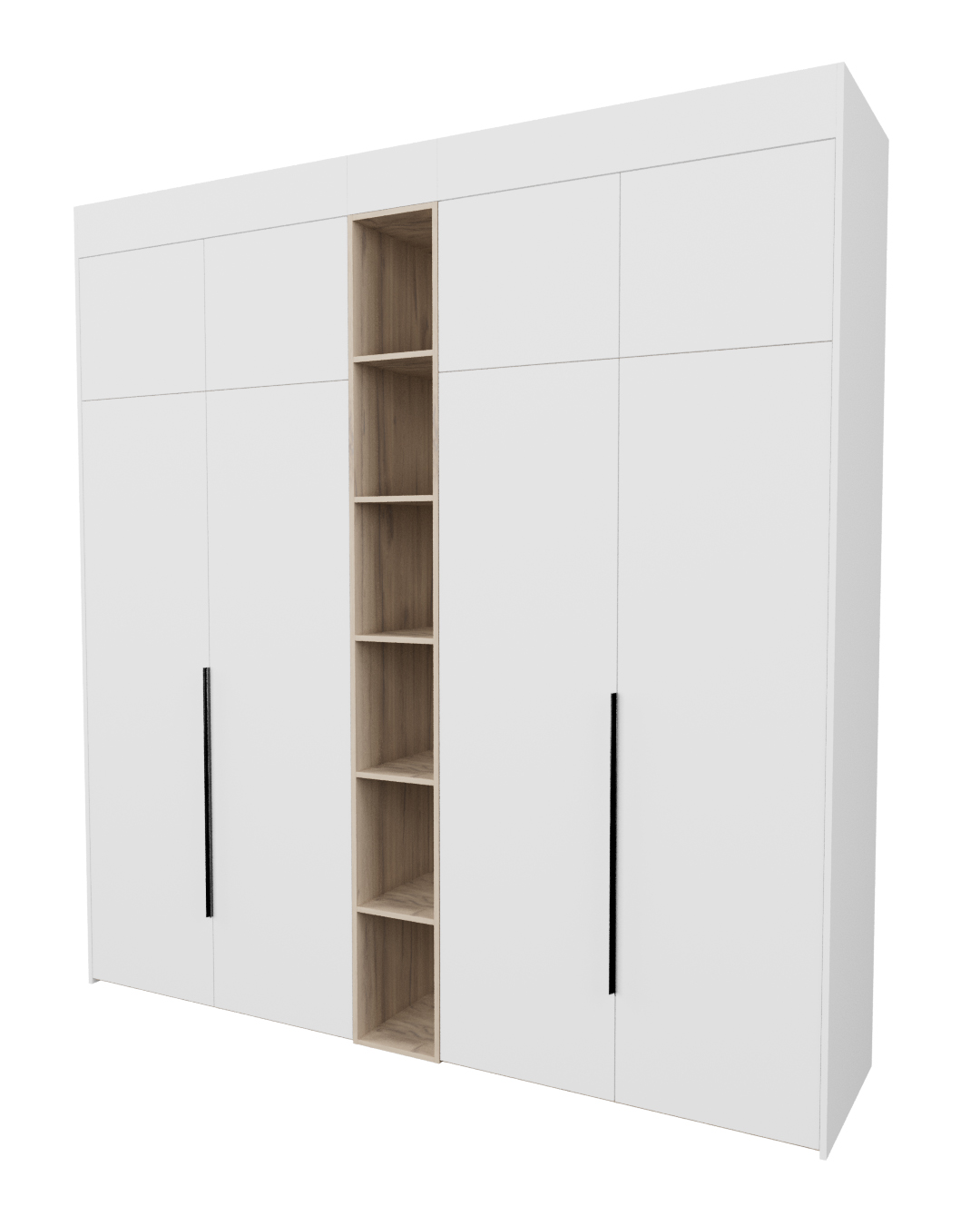 фото Шкаф у стены серии Рэй S245-В10-2-EBЕ 2492 РЕЙГРУПП