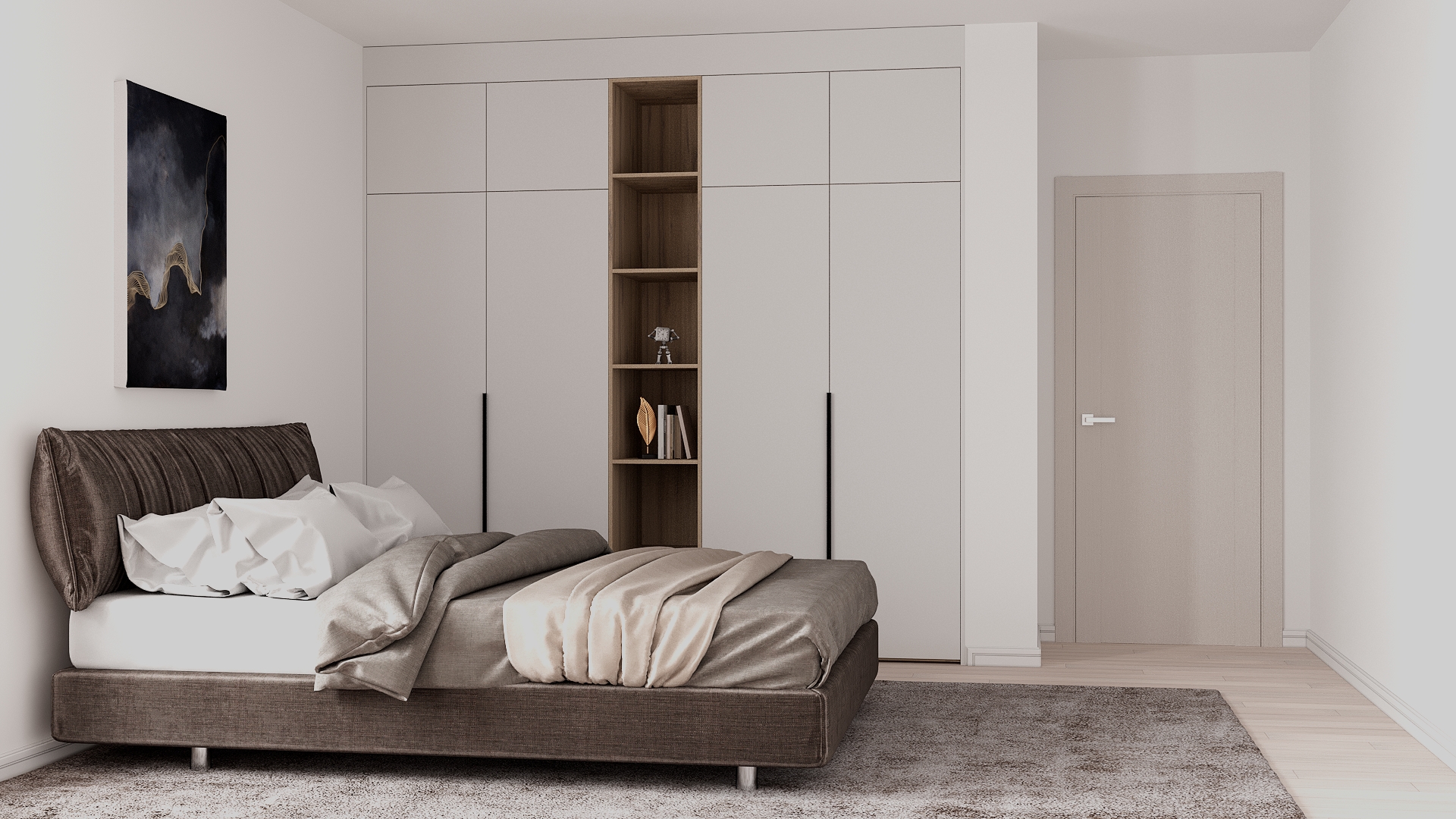 фото Шкаф у стены серии Рэй S245-В11-2-EBЕ 2592 РЕЙГРУПП