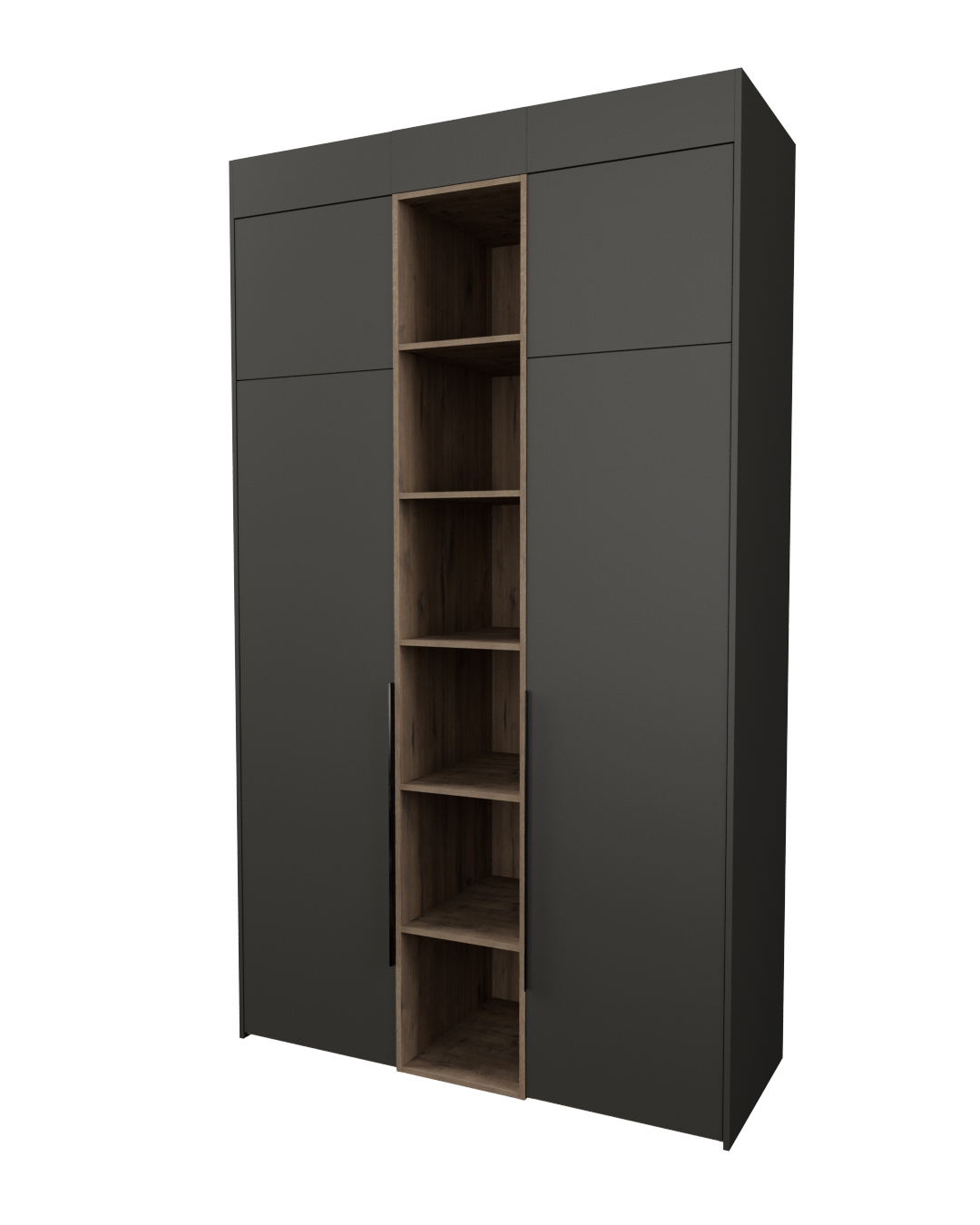 фото Шкаф у стены серии Рэй S245-В5-WKW 1512 РЕЙГРУПП