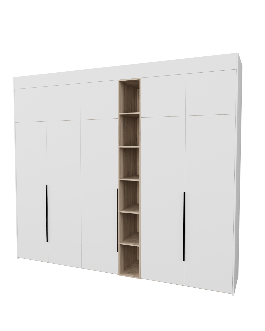 фото Шкаф у стены серии Рэй S257-В13-3-EBЕ 3032 РЕЙГРУПП