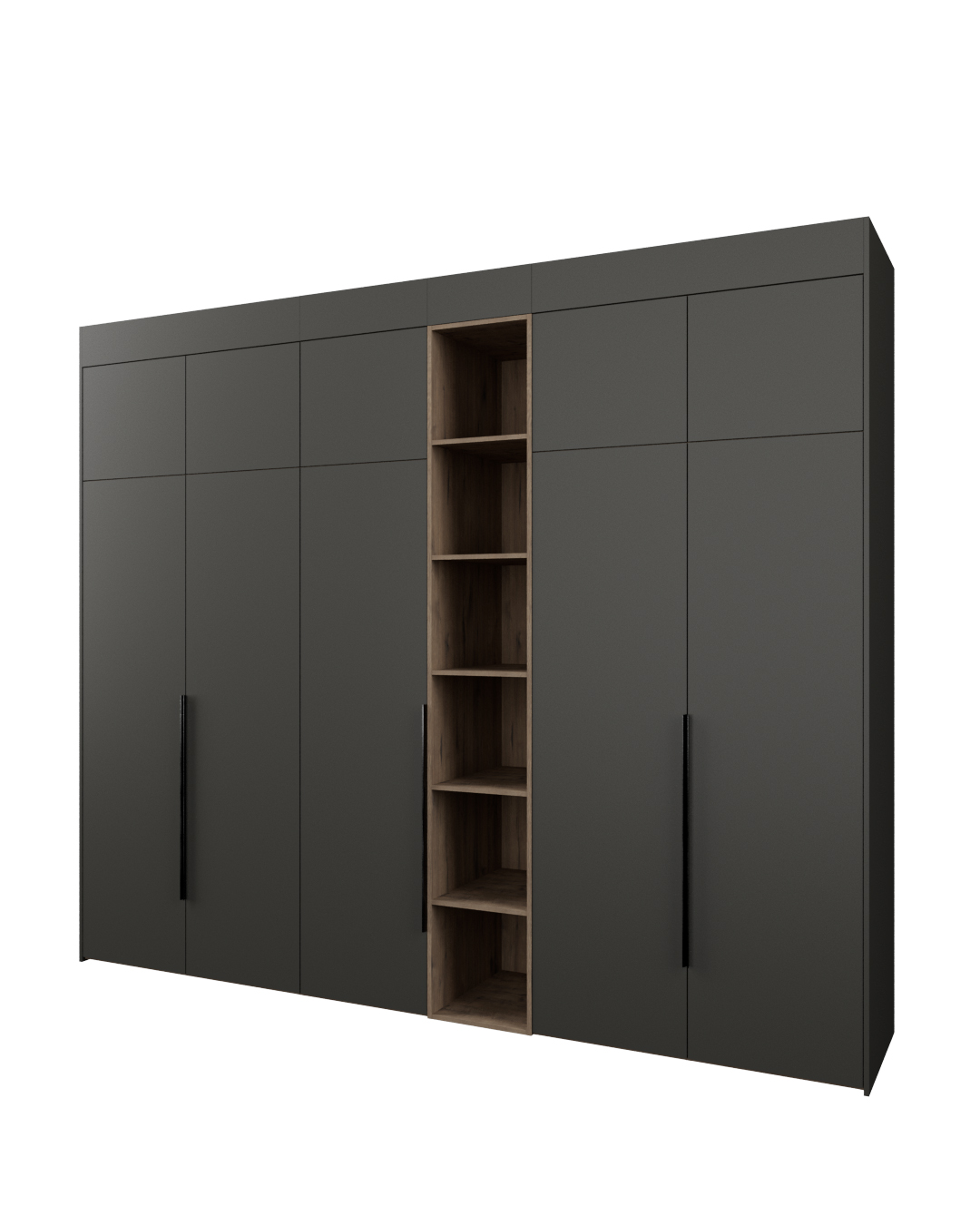 фото Шкаф у стены серии Рэй S257-В14-3-WKW 3132 РЕЙГРУПП