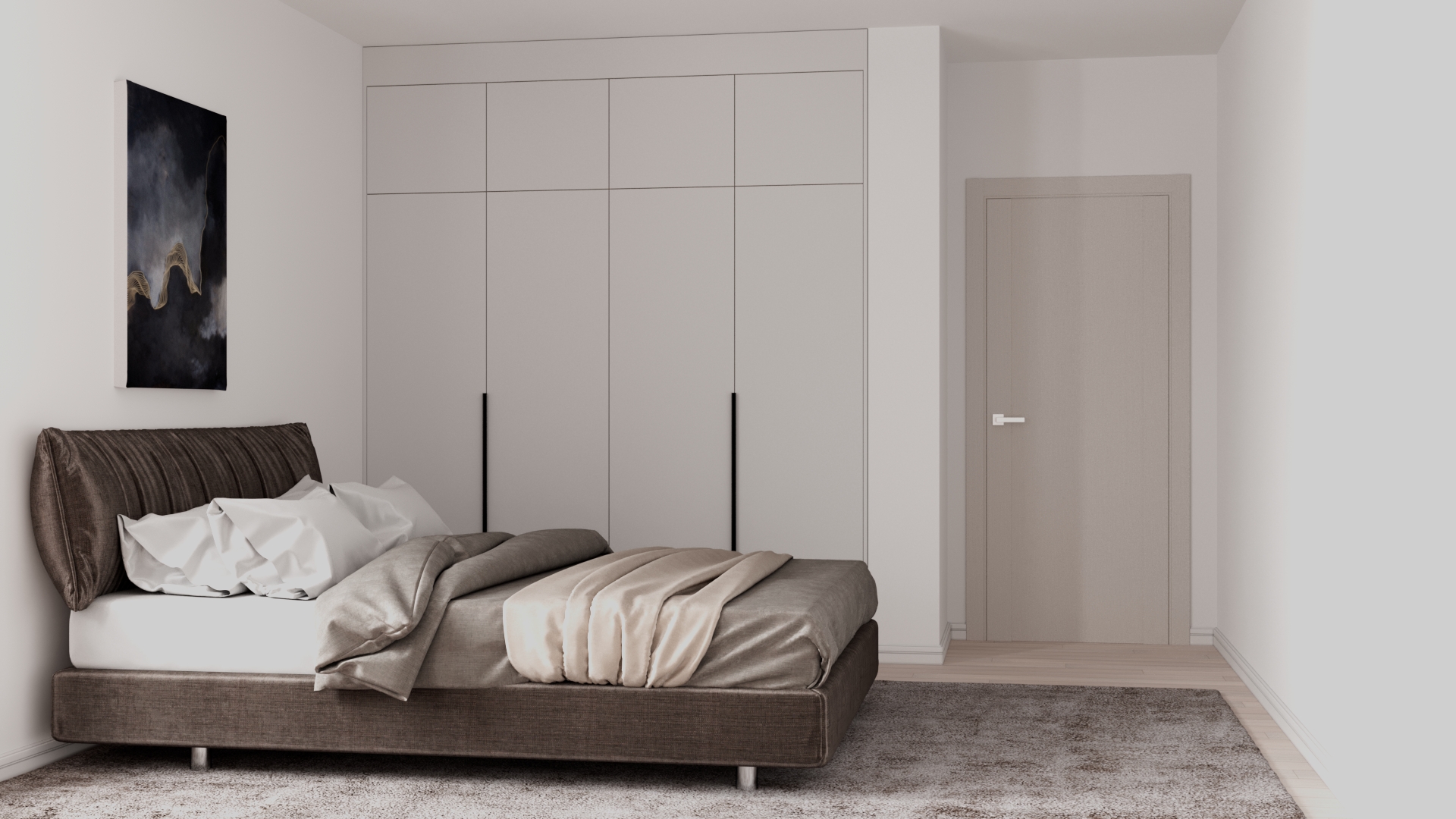 фото Шкаф у стены серии Рэй S274-В9-3-EB 2192 РЕЙГРУПП